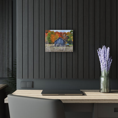 U R There Photography Beyond Church Road Little Grey Rustic Farmhouse Acrylic Wall Print