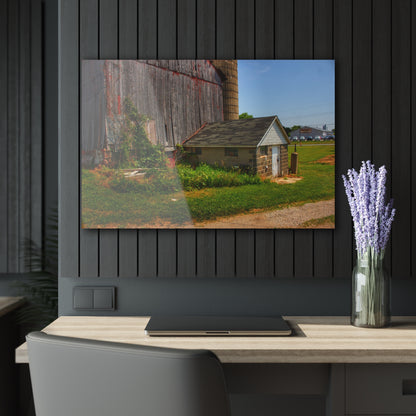 U R There Photography Marlette Red V Rustic Farmhouse Acrylic Wall Print