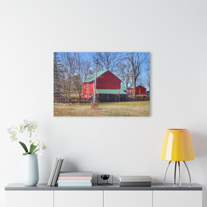 U R There Photography Imlay City Road Cow Barn I Rustic Farmhouse Acrylic Wall Print