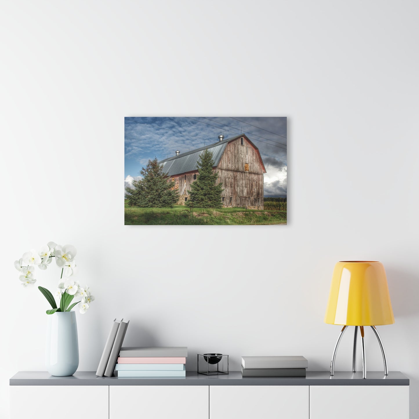 U R There Photography North Irish Red III Rustic Farmhouse Acrylic Wall Print