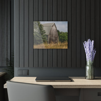 U R There Photography Seymour Lake Road Hidden Grey Rustic Farmhouse Acrylic Wall Print