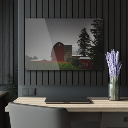 U R There Photography Beyond the Fog on Haines Rustic Farmhouse Acrylic Wall Print