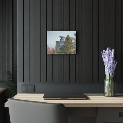 U R There Photography Peppermill Grey Rustic Farmhouse Acrylic Wall Print