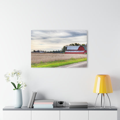 U R There Photography Brown City Red II Rustic Farmhouse Acrylic Wall Print