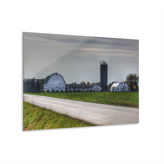 U R There Photography South Block Road Farm Rustic Farmhouse Acrylic Wall Print
