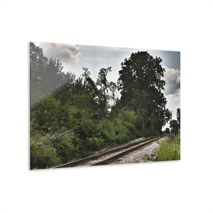 U R There Photography Michigan Rails Rustic Farmhouse Acrylic Wall Print