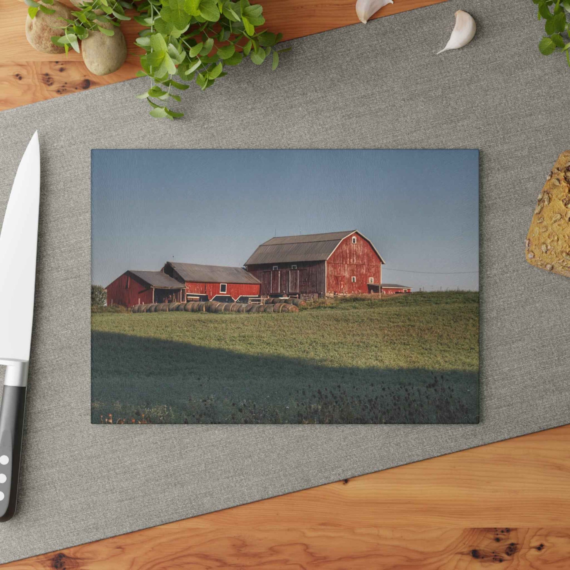 Rustic Farmhouse Cutting Board| Across the Field in Millington