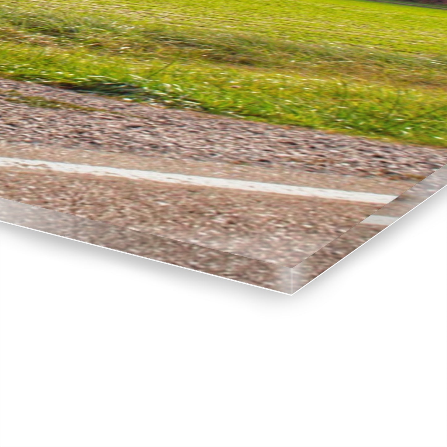 U R There Photography North Gera Road Red Rustic Farmhouse Acrylic Wall Print