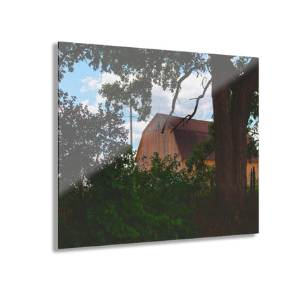 U R There Photography Bristol Gold Hidden Rustic Farmhouse Acrylic Wall Print
