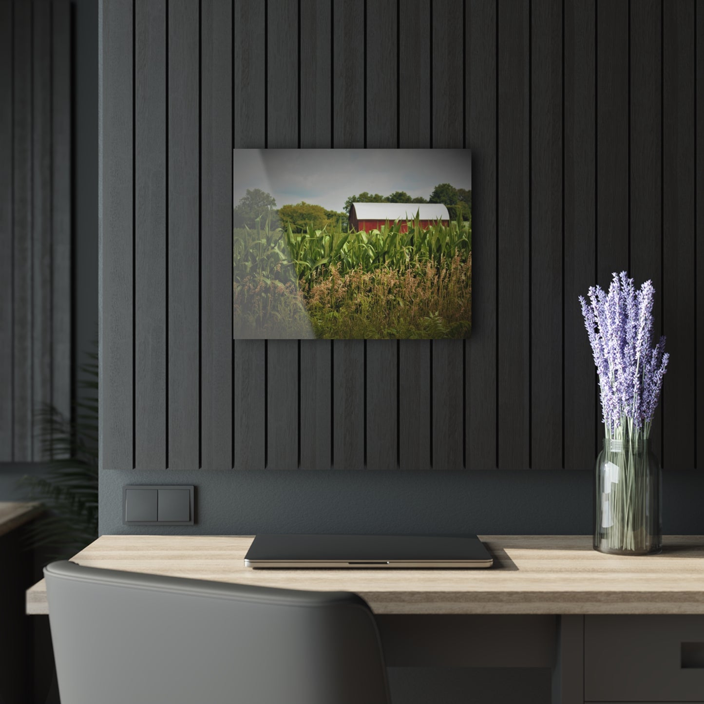 U R There Photography July Corn Rustic Farmhouse Acrylic Wall Print