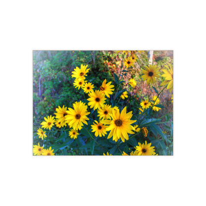 U R There Photography Bursts of Gold Rustic Farmhouse Decorative Ceramic Tile