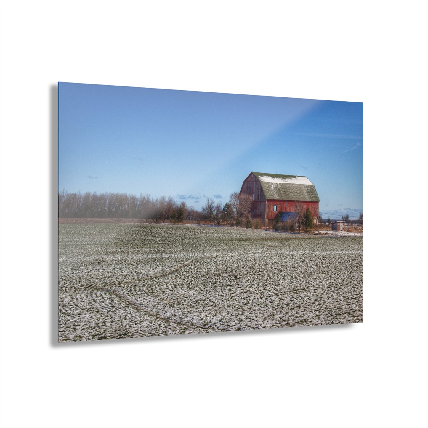 Barn Boutique Modern Farmhouse Acrylic Wall Print| Spring Red III