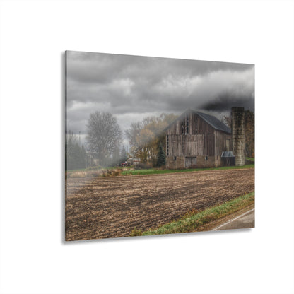 U R There Photography Gilford Grey II Rustic Farmhouse Acrylic Wall Print