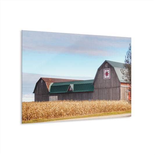 U R There Photography Frankenmuth Greys Rustic Farmhouse Acrylic Wall Print