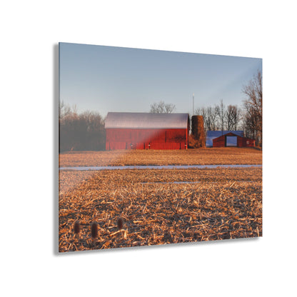 U R There Photography Early Spring on Catlin Road Rustic Farmhouse Acrylic Wall Print