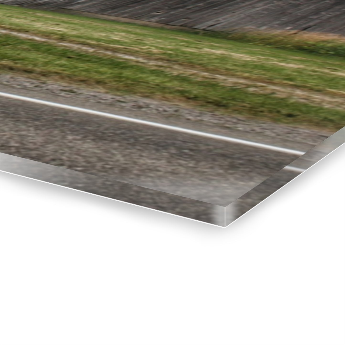 U R There Photography M-24 Elder Grey Rustic Farmhouse Acrylic Wall Print