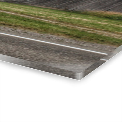 U R There Photography M-24 Elder Grey Rustic Farmhouse Acrylic Wall Print