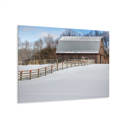 U R There Photography Morgan Lanes Cedar Shack Barn Rustic Farmhouse Acrylic Wall Print