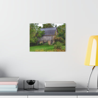 U R There Photography North Lake Road Hidden Grey Rustic Farmhouse Acrylic Wall Print