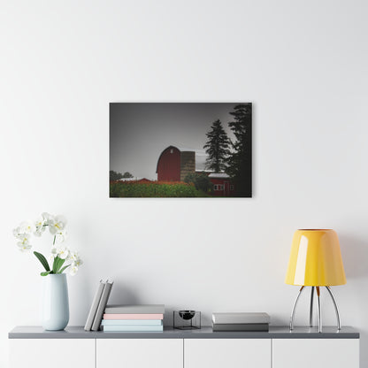 U R There Photography Beyond the Fog on Haines Rustic Farmhouse Acrylic Wall Print