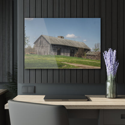 U R There Photography Wilder Road Grey II Rustic Farmhouse Acrylic Wall Print