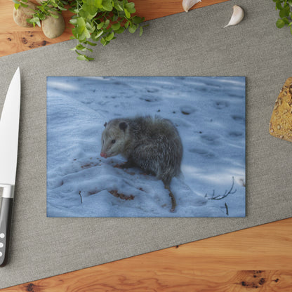 U R There Photography Sutton Road Possum Rustic Farmhouse Tempered-Glass Cutting Board