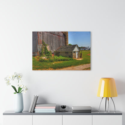 U R There Photography Marlette Red V Rustic Farmhouse Acrylic Wall Print