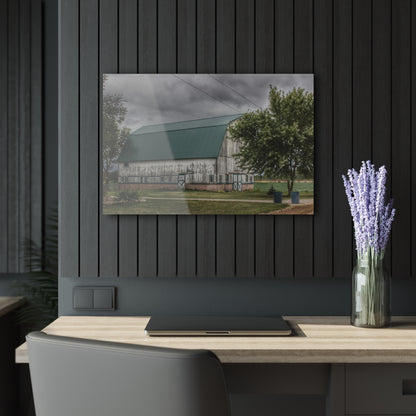 U R There Photography Bristol Road White II Rustic Farmhouse Acrylic Wall Print