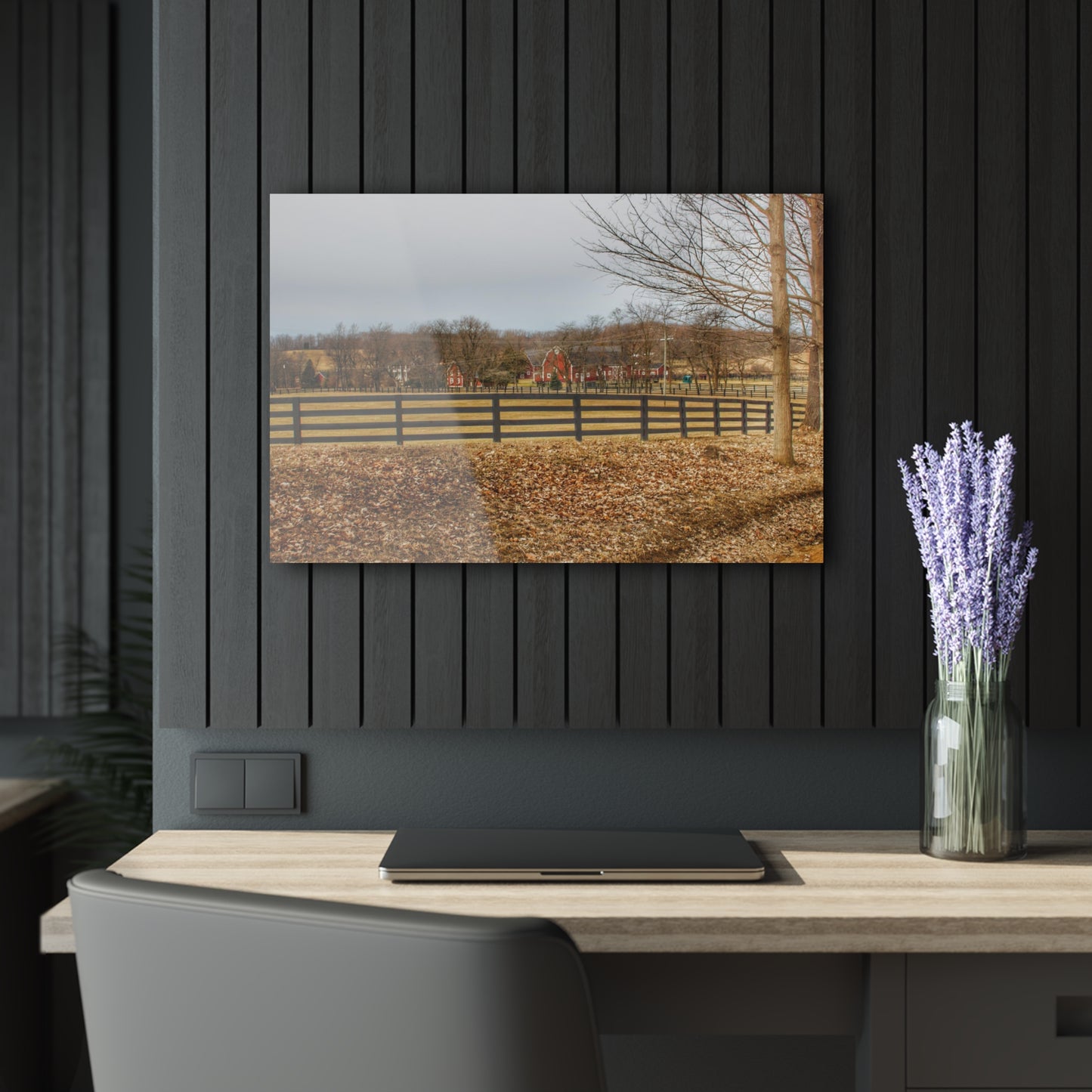 U R There Photography Barber Road Farm I Rustic Farmhouse Acrylic Wall Print