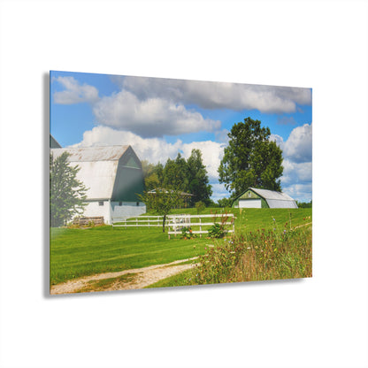 U R There Photography Hough Road Greens Rustic Farmhouse Acrylic Wall Print