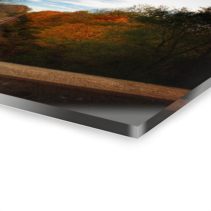 U R There Photography Above the Tracks in Vassar Rustic Farmhouse Acrylic Wall Print