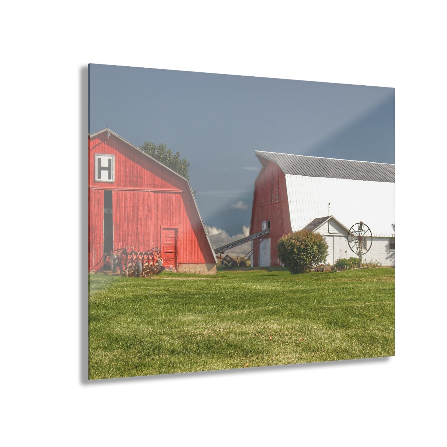 U R There Photography Shay Lake Duo Rustic Farmhouse Acrylic Wall Print