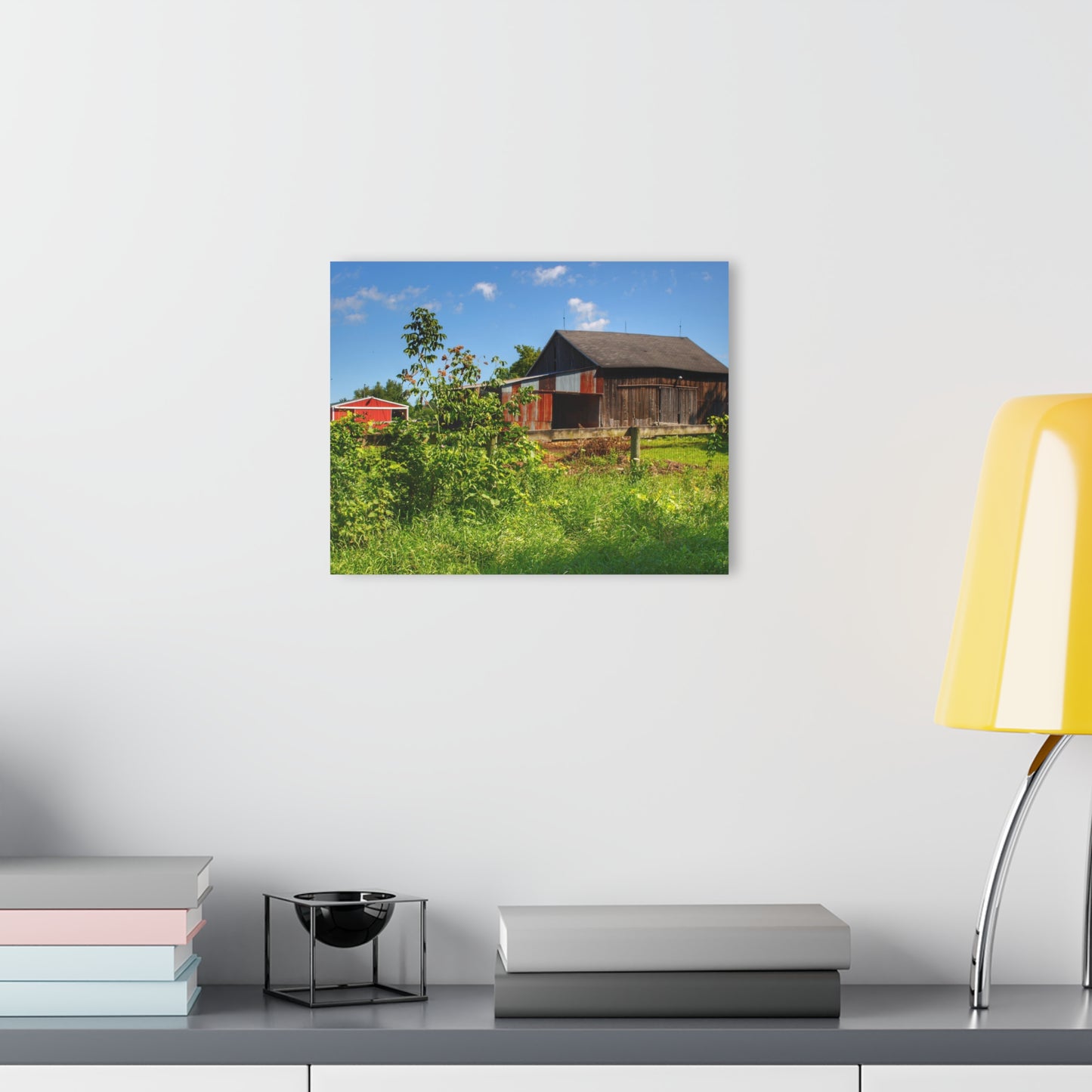 U R There Photography Beyond the Fence on Hunters Creek Rustic Farmhouse Acrylic Wall Print