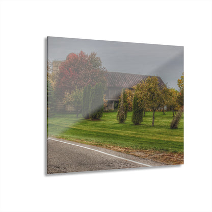 U R There Photography Goodrich Grey Rustic Farmhouse Acrylic Wall Print
