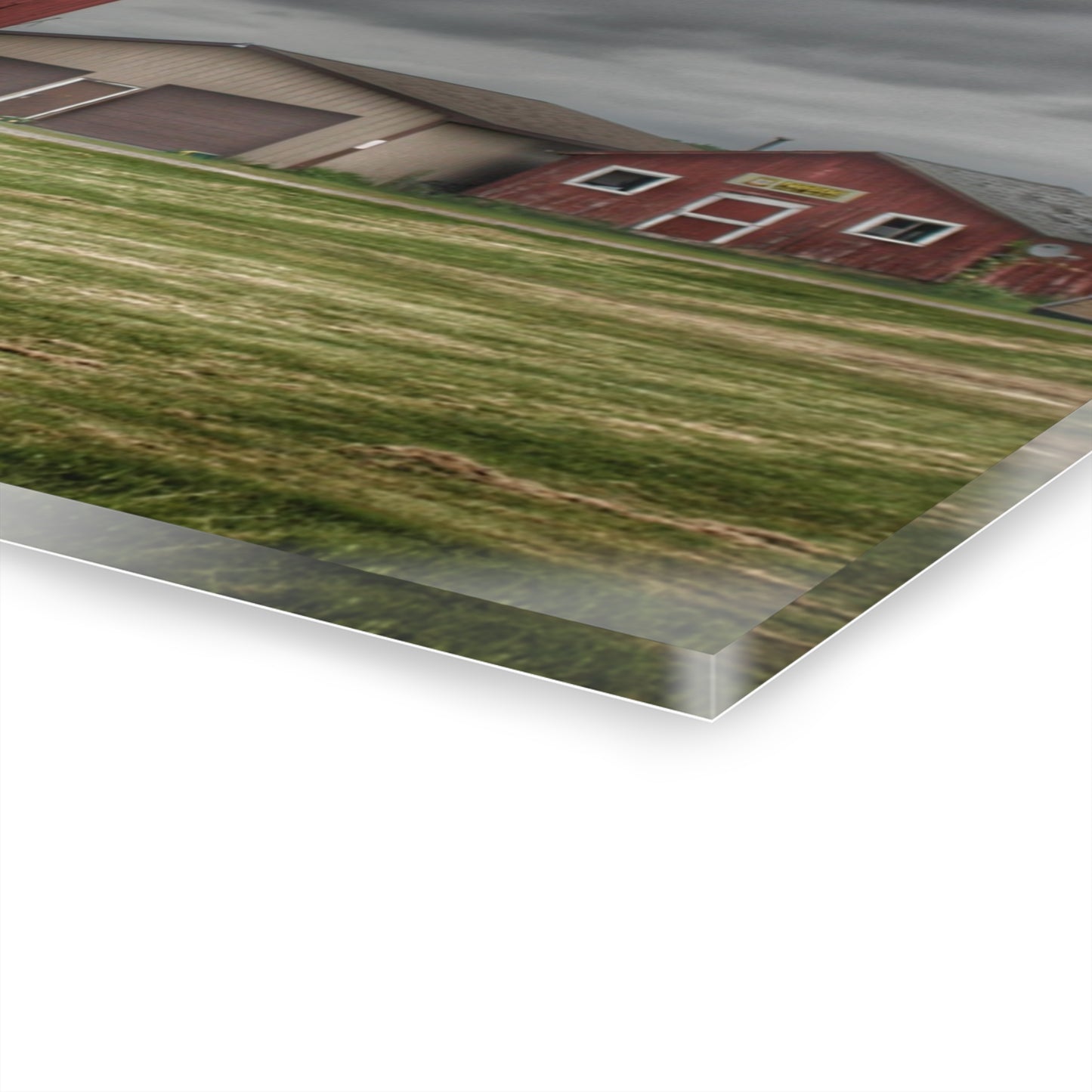 U R There Photography M-24 Country Bench Barn Rustic Farmhouse Acrylic Wall Print