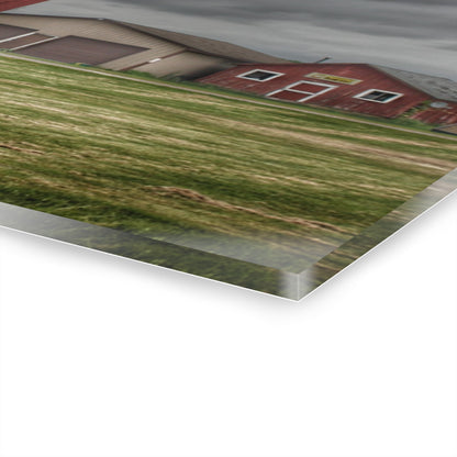 U R There Photography M-24 Country Bench Barn Rustic Farmhouse Acrylic Wall Print