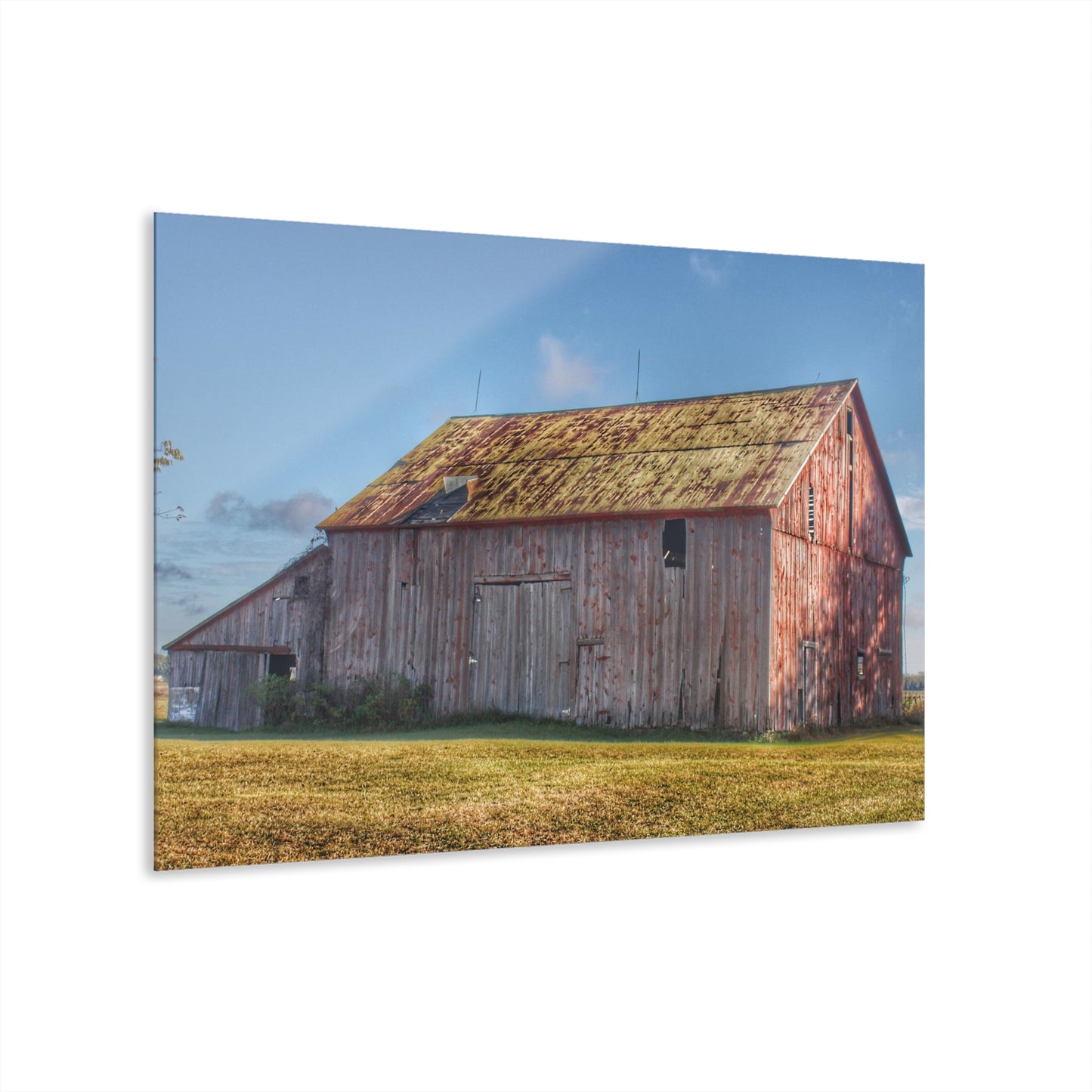 U R There Photography Fargo Road Saltbox Rustic Farmhouse Acrylic Wall Print