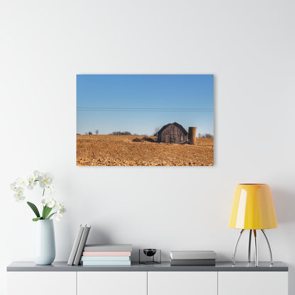 U R There Photography Hurds Corner Grey Rustic Farmhouse Acrylic Wall Print