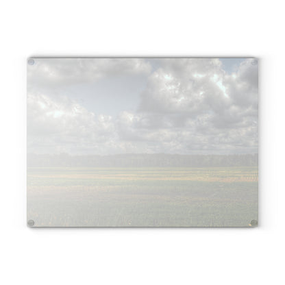 Barn Boutique Rustic Tempered-Glass Cutting Board| Skies of September