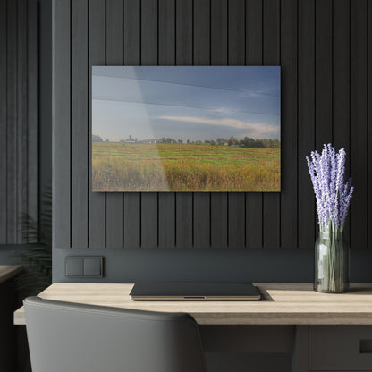 U R There Photography Farm Across the Field Rustic Farmhouse Acrylic Wall Print