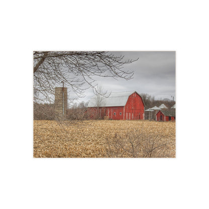 U R There Photography Barns of Arbela I Rustic Farmhouse Decorative Ceramic Tile