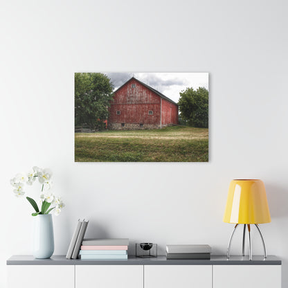 U R There Photography Five Lakes Red II Rustic Farmhouse Acrylic Wall Print