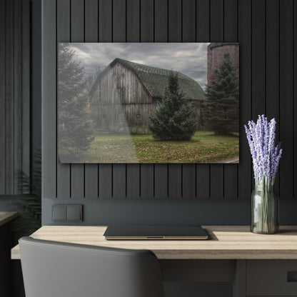 U R There Photography Pero Lake Road Grey I Rustic Farmhouse Acrylic Wall Print