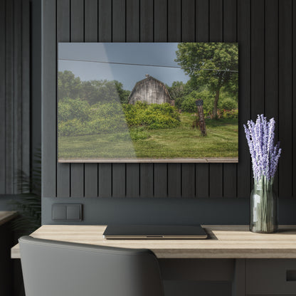 U R There Photography Vassar Road Hidden Grey I Rustic Farmhouse Acrylic Wall Print