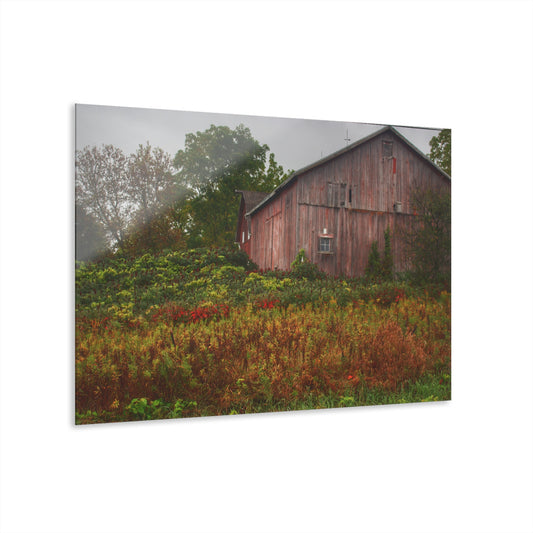U R There Photography Washburn Roadside Reds Rustic Farmhouse Acrylic Wall Print