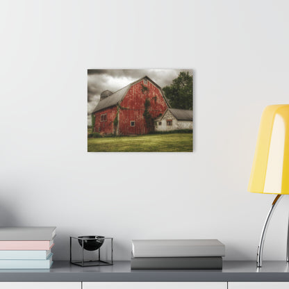 U R There Photography Stanley Road Red I Rustic Farmhouse Acrylic Wall Print