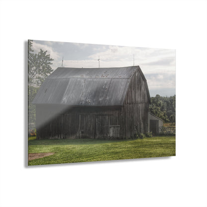 U R There Photography Rich Road Grey Rustic Farmhouse Acrylic Wall Print