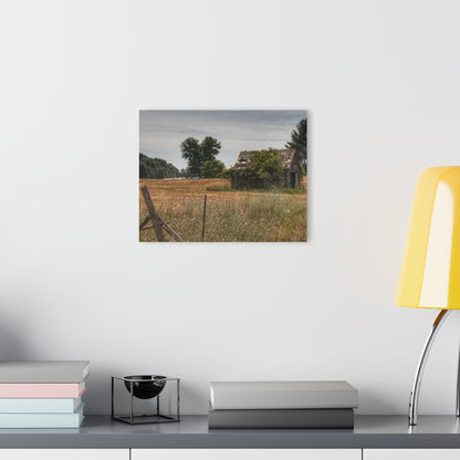 U R There Photography U R There Photography Waterman Road Shack Beyond the Fence Rustic Farmhouse Acrylic Wall Print