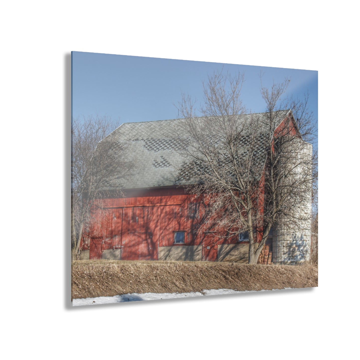 U R There Photography Van Dyke Red II Rustic Farmhouse Acrylic Wall Print