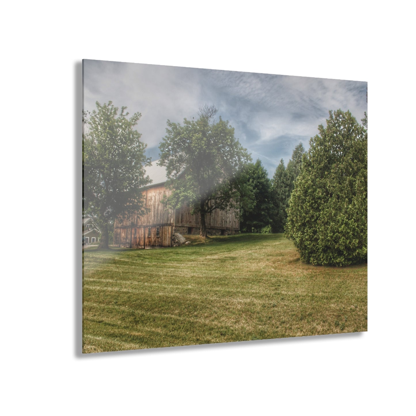 U R There Photography Thistle Valley Weathered Grey Rustic Farmhouse Acrylic Wall Print